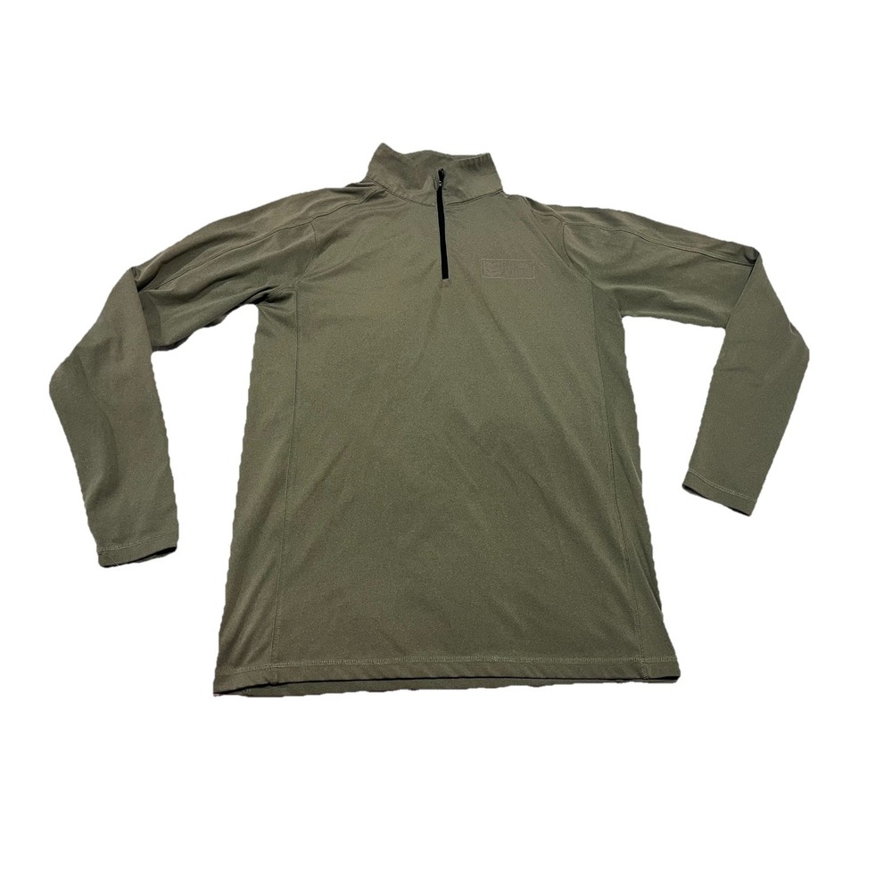 MTN OPS 1/4 Zip Pullover Men's Small Gray Green